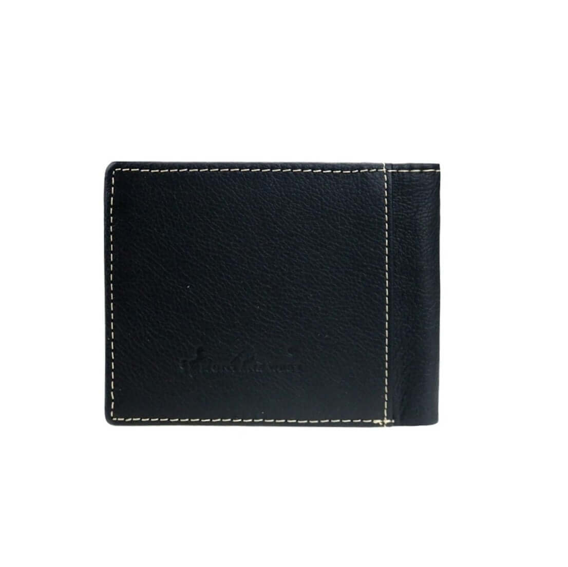Montana West US Flag Logo Men's Bi-fold Wallets-MWS-028 BK-3