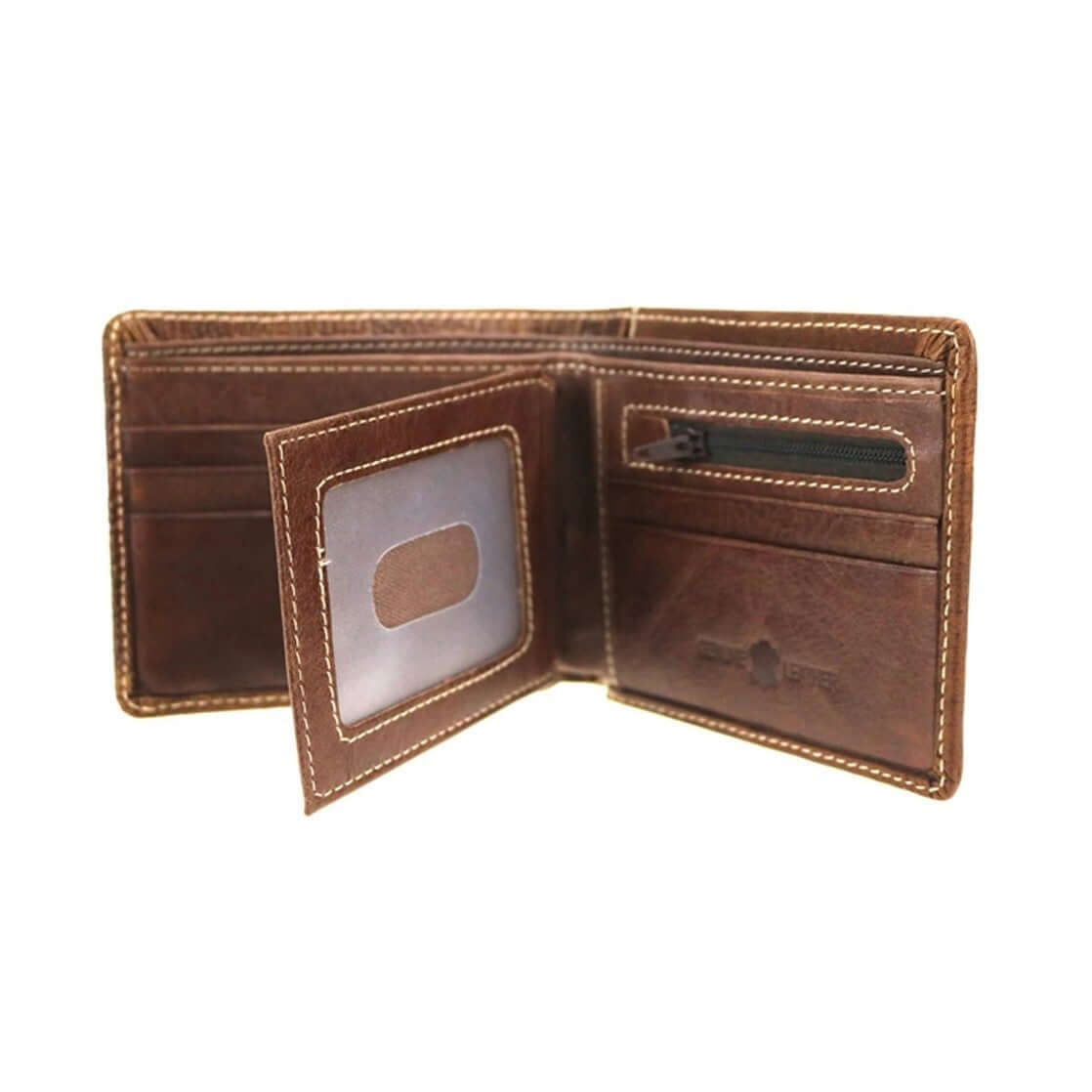 Montana West Croc Imprint Genuine Leather Men's Bi-fold Western Wallet-MWS-W019 CF-2