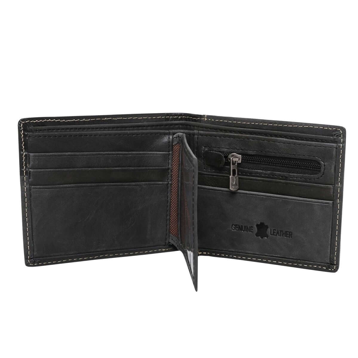 Montana West Tooled Leather Men's Wallet Western Bi-Fold Walle-RFID-W017 BK-2