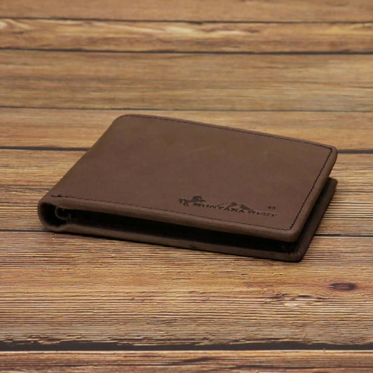 Montana West RFID Block Genuine Leather Men's Bi-fold Wallet Pick Color-RFID-W002 CF-3