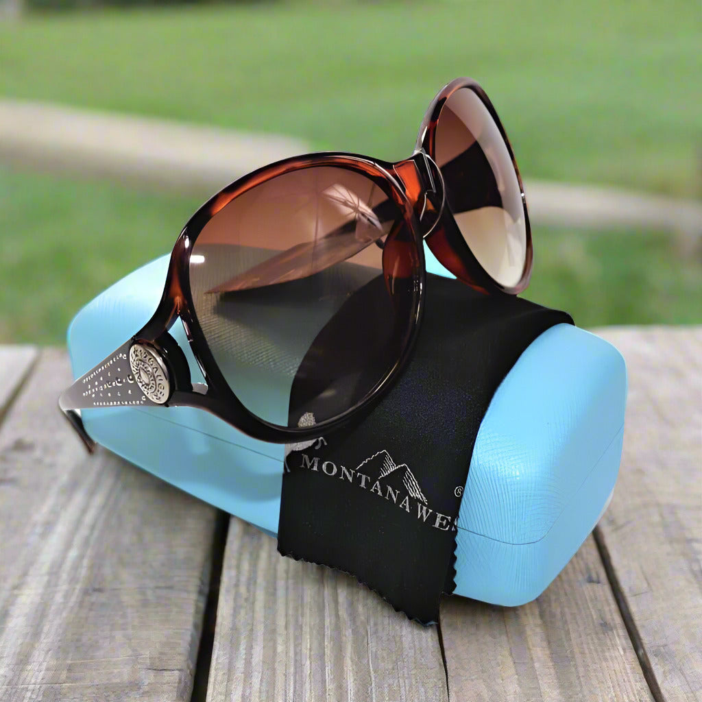 Montana West Country Western Sunglasses UV400 Protection Glasses Leopard-SGS-4601 LP