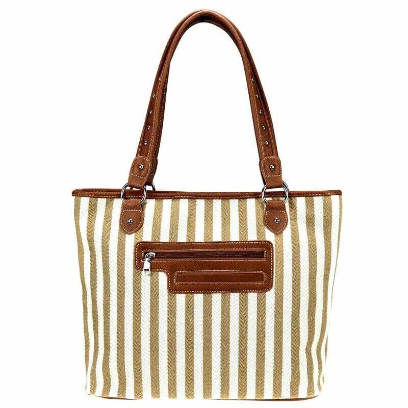 Montana West Cat Printed Western Canvas Tote Bag Brown-MW989-8112 BR-4