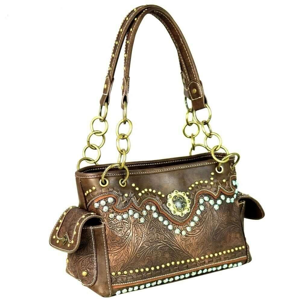Montana West Western Country Floral Purse for Women-MW634-8085 BR