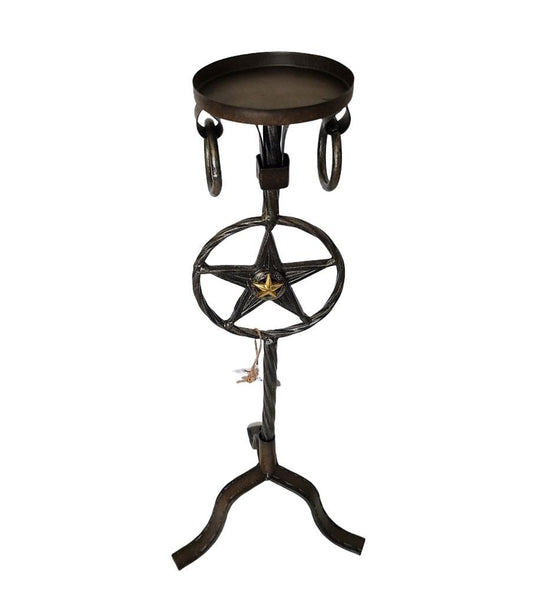 Montana West Lone Star Western Country Rustic Candle Holder-RSM-1804